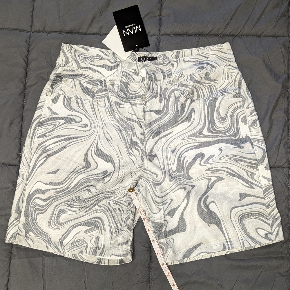 Boohoo Marble Shorts